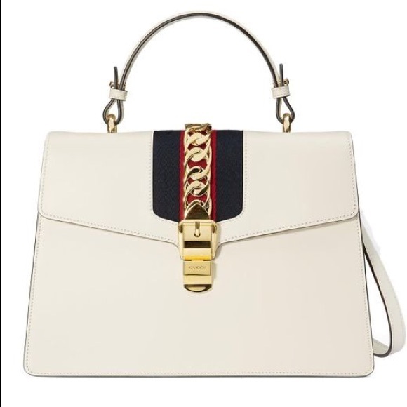 Gucci Handbags - Gucci Sylvie medium top handle/crossbody bag